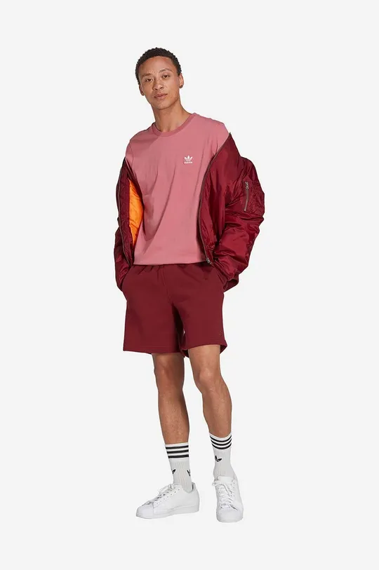 adidas Originals pantaloni scurți rosu