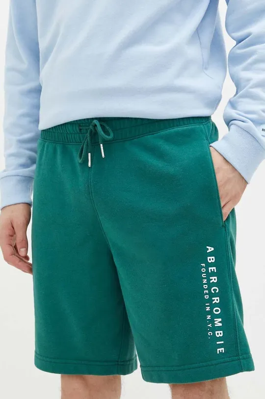 zelena Kratke hlače Abercrombie & Fitch Moški
