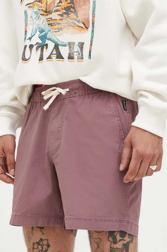 vijolična Kratke hlače Hollister Co. Moški