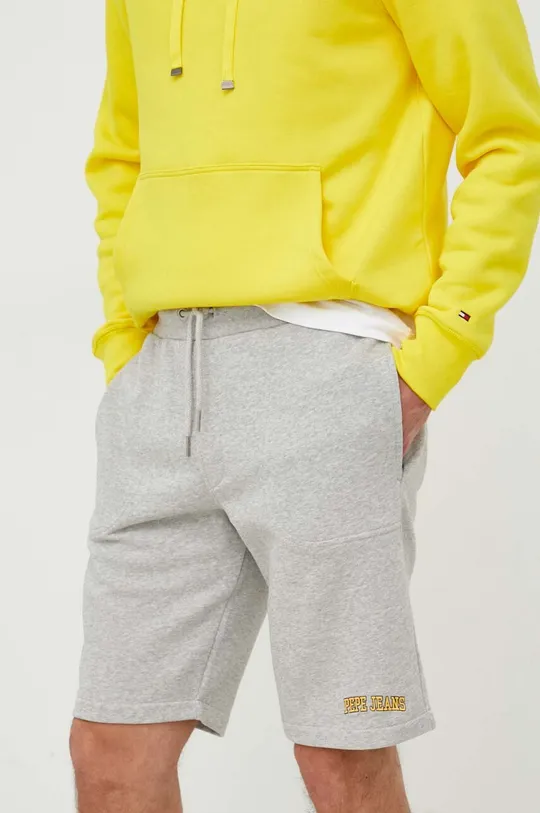 grigio Pepe Jeans pantaloncini in cotone August