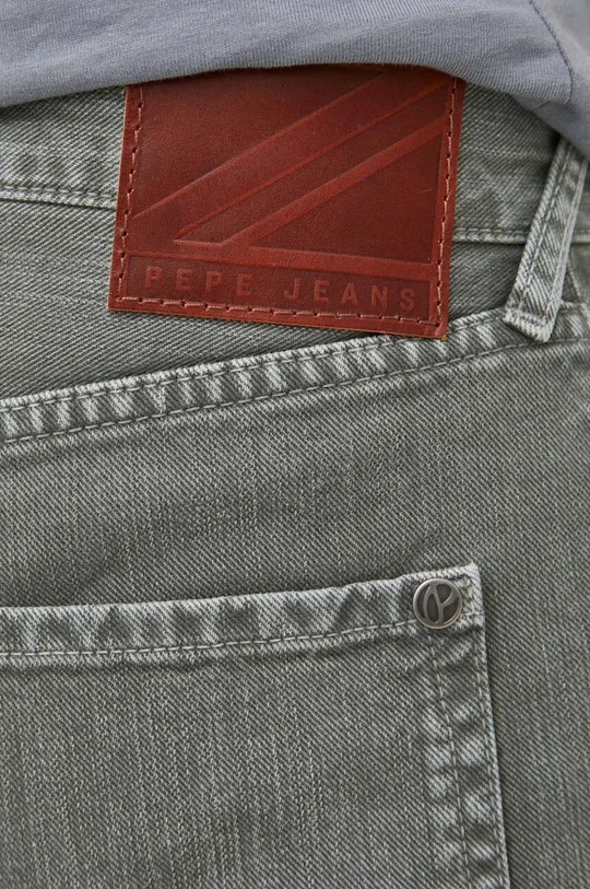 zelená Rifľové krátke nohavice Pepe Jeans Callen