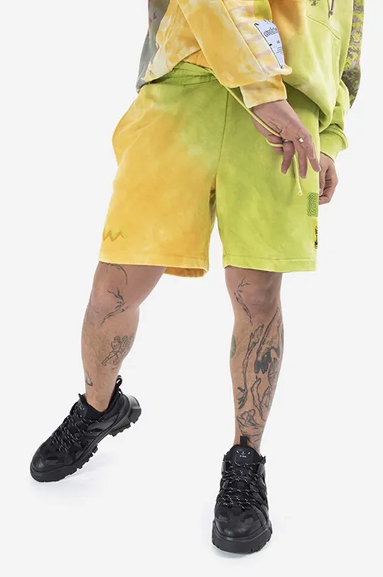 żółty MCQ szorty bawełniane Męski