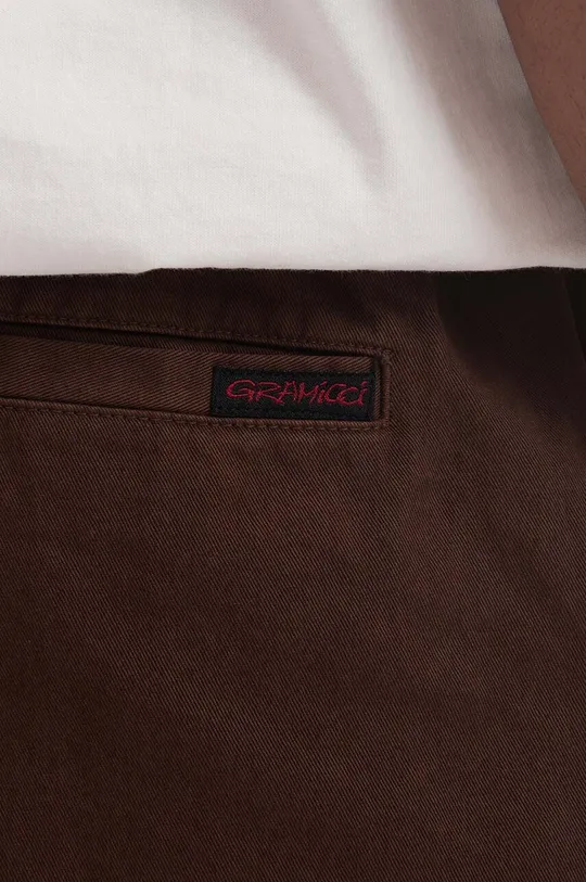 Gramicci cotton shorts G-Short brown