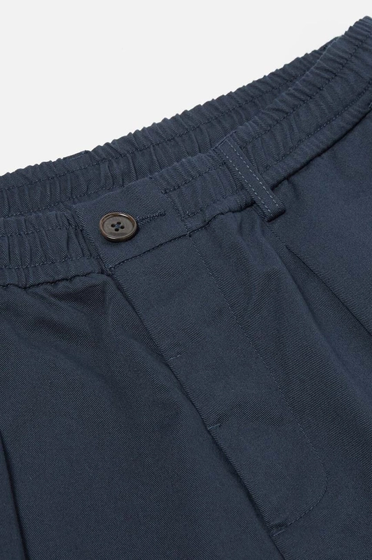 Universal Works pantaloni scurți din bumbac Pleated Track