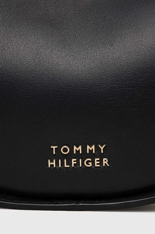 czarny Tommy Hilfiger torebka skórzana