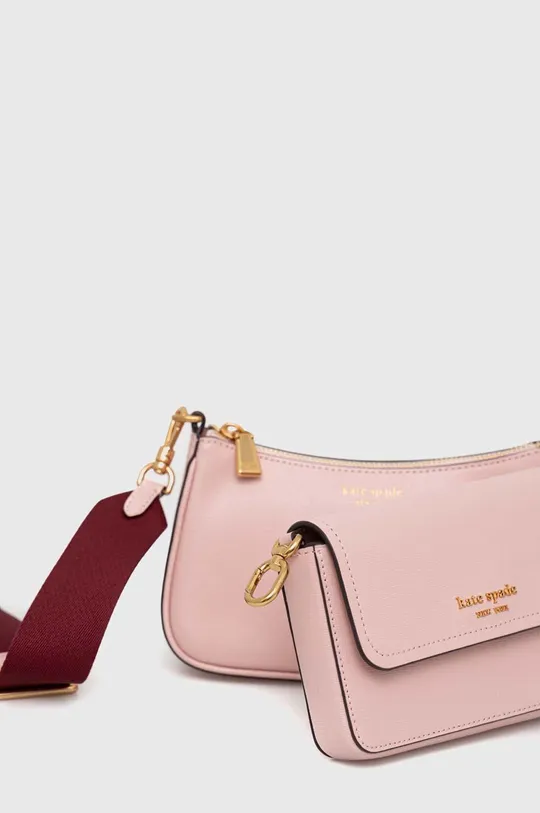 ροζ δερμάτινη τσάντα Kate Spade