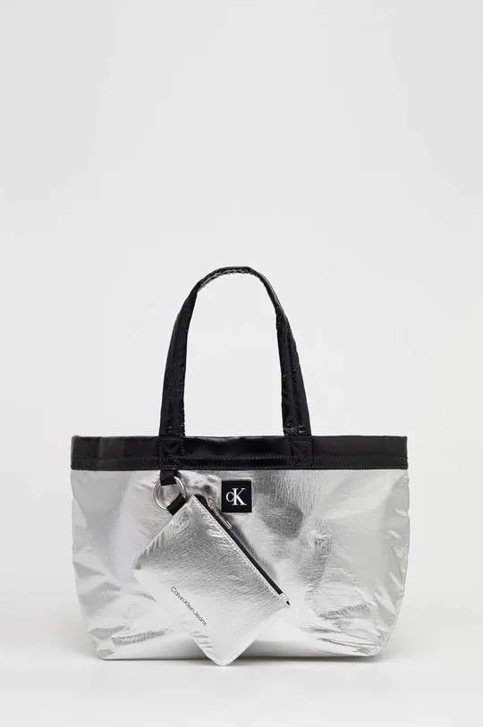 ασημί τσάντα δυο όψεων Calvin Klein Jeans Γυναικεία