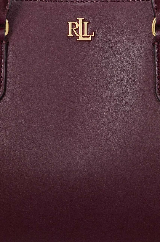 Kožna torba Lauren Ralph Lauren 431876725 bordo