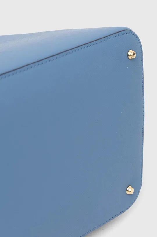 modra Usnjena torbica Lauren Ralph Lauren
