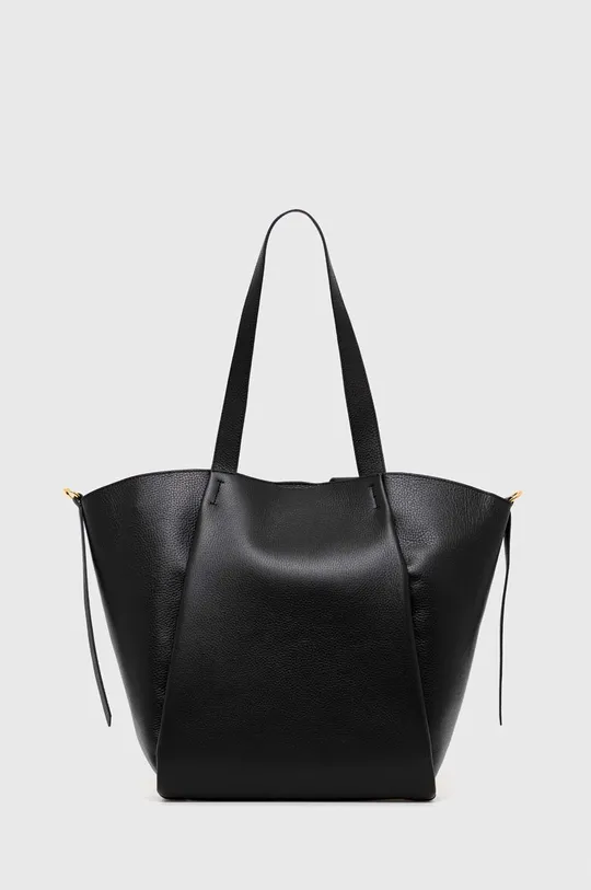 črna Usnjena torbica Coccinelle Boheme