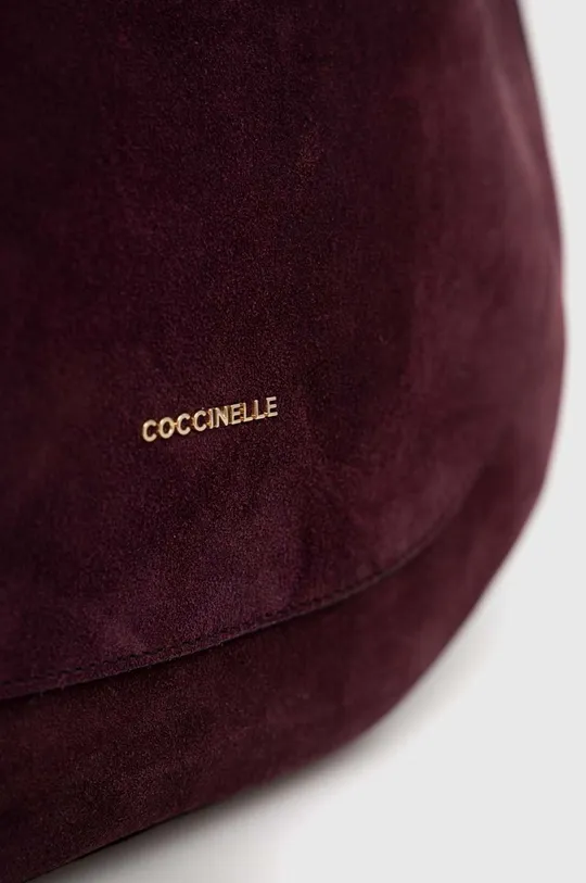 фиолетовой Замшевая сумочка Coccinelle