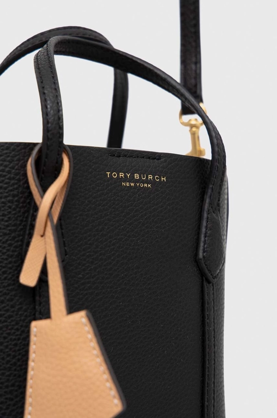 čierna Kožená kabelka Tory Burch