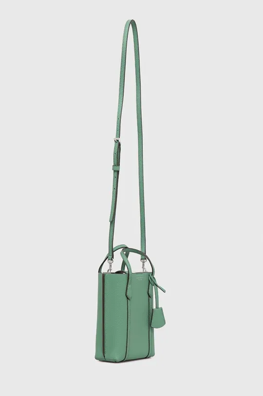 Δερμάτινη τσάντα Tory Burch πράσινο