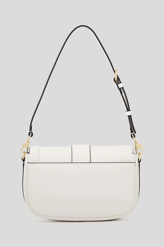 Δερμάτινη τσάντα Karl LagerfeldK/SADDLE BAGUETTE  100% Φυσικό δέρμα