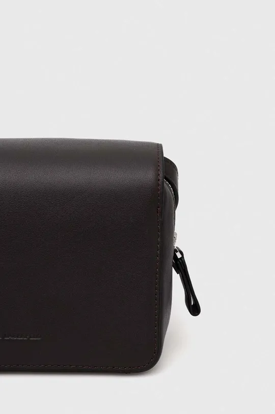 Kožená kabelka Karl Lagerfeld Základná látka: 100 % Prírodná koža Podšívka: 100 % Bavlna