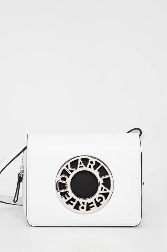 biały Karl Lagerfeld torebka skórzana Damski