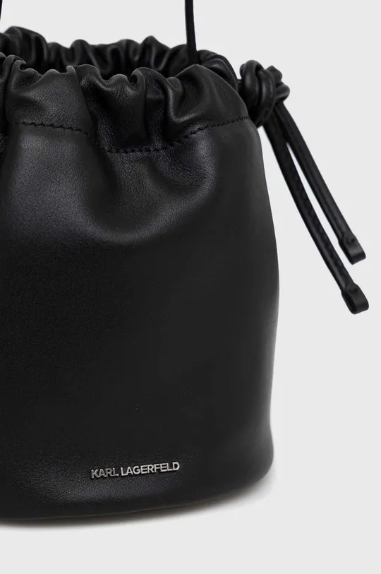 Kožna torba Karl Lagerfeld  Temeljni materijal: 100% Prirodna koža Postava: 100% Poliester