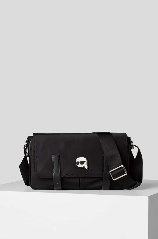 czarny Karl Lagerfeld torebka K/IKONIK 2.0 NYLON BAGUETTE Damski