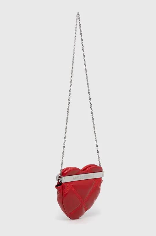 Karl Lagerfeld lapos táska piros
