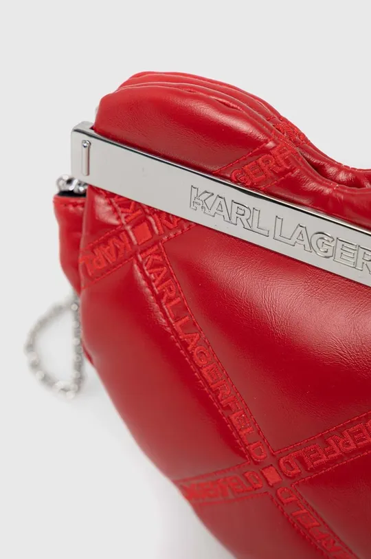 piros Karl Lagerfeld lapos táska