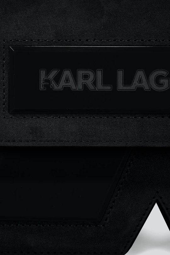 Karl Lagerfeld torebka zamszowa ICON K CROSSBODY SUEDE Materiał zasadniczy: 100 % Skóra bydlęca, Podszewka: 100 % Poliester