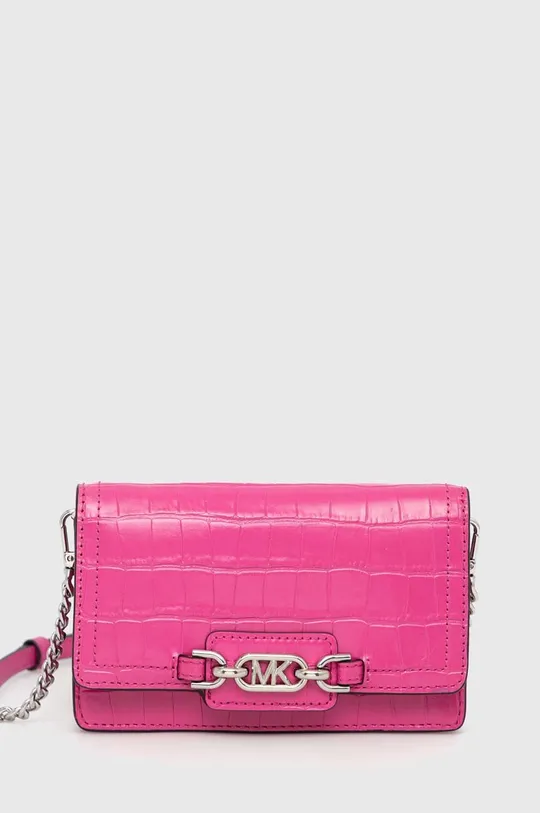 ροζ Δερμάτινη τσάντα ώμου MICHAEL Michael Kors Γυναικεία