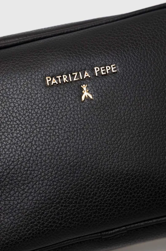 czarny Patrizia Pepe torebka skórzana