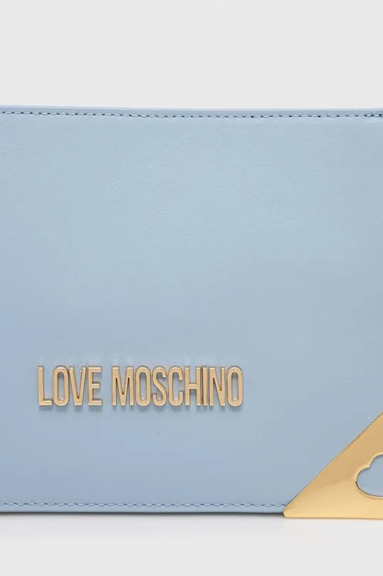 μπλε Δερμάτινη τσάντα Love Moschino