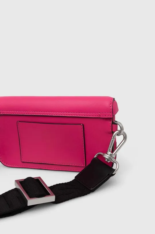 rózsaszín AllSaints bőr táska