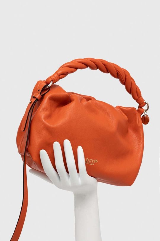 Red Valentino bőr táska narancssárga