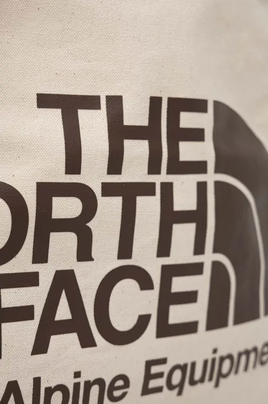 μπεζ Βαμβακερή τσάντα The North Face