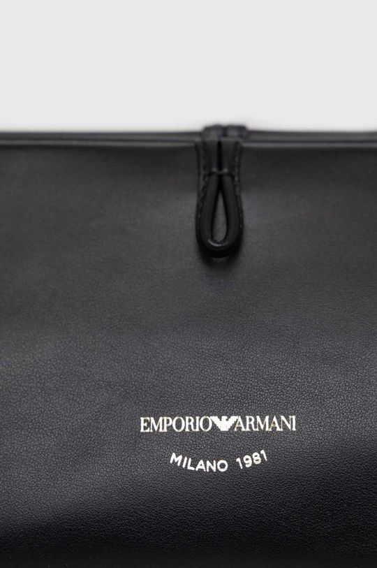 czarny Emporio Armani torebka skórzana