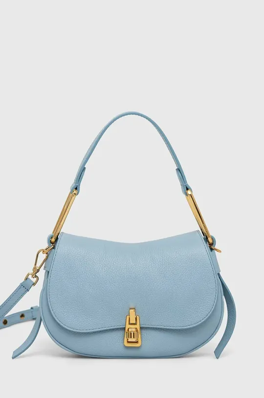 μπλε Δερμάτινη τσάντα Coccinelle Γυναικεία