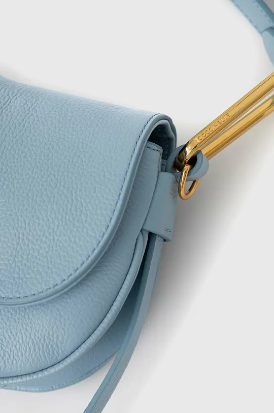 μπλε Δερμάτινη τσάντα Coccinelle