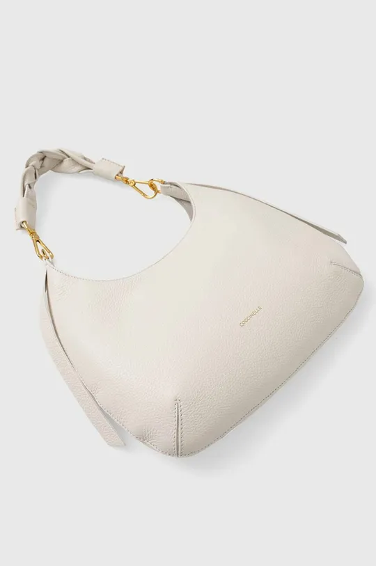 Δερμάτινη τσάντα Coccinelle λευκό