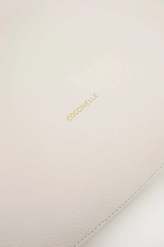 λευκό Δερμάτινη τσάντα Coccinelle