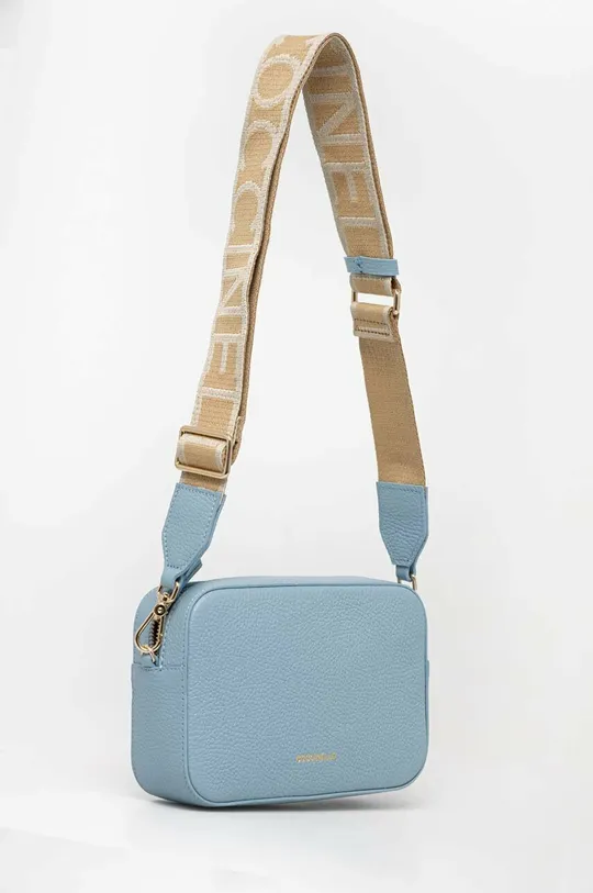 Δερμάτινη τσάντα Coccinelle μπλε