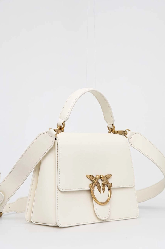 Pinko borsa a mano in pelle 100066.A0F1 bianco AW24