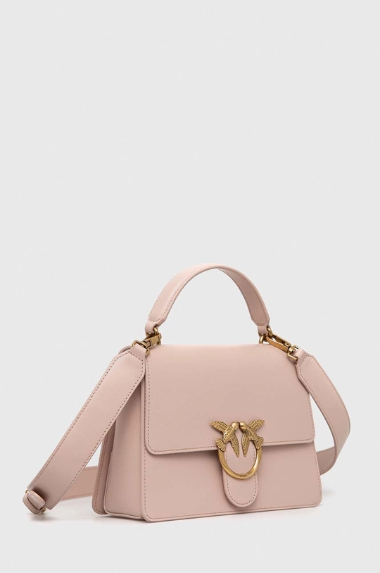 Pinko borsa a mano in pelle rosa