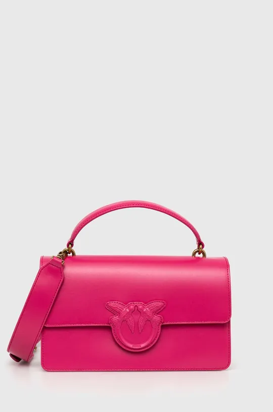 рожевий Шкіряна сумочка Pinko Жіночий