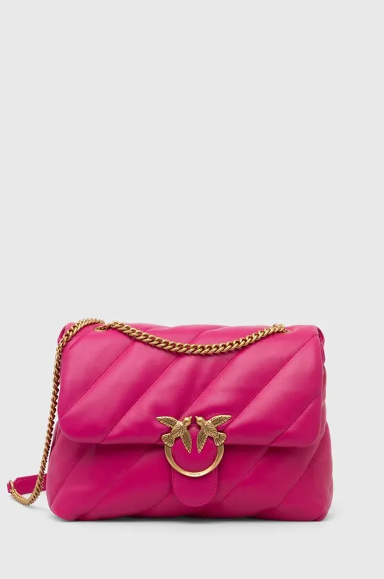roza Kožna torba Pinko Ženski