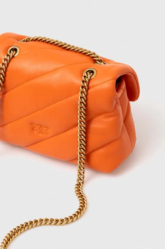 πορτοκαλί Δερμάτινη τσάντα Pinko