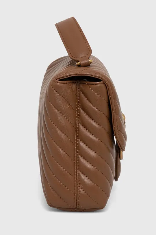 Кожаная сумочка Pinko коричневый