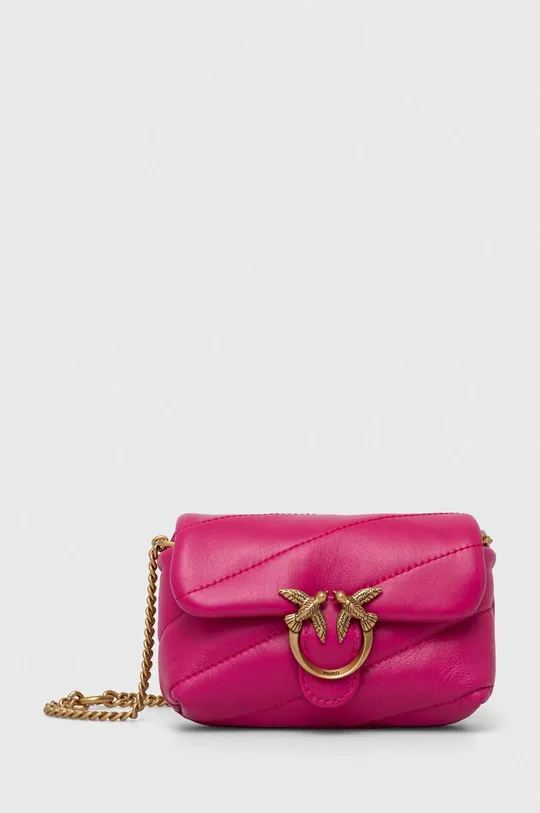 рожевий Шкіряна сумочка Pinko Жіночий