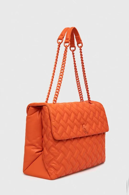 Δερμάτινη τσάντα Kurt Geiger London πορτοκαλί
