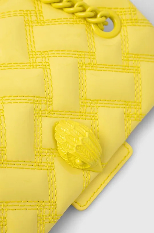 κίτρινο Δερμάτινη τσάντα Kurt Geiger London