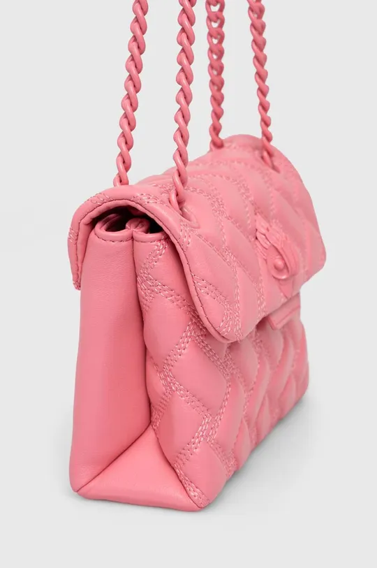 Шкіряна сумочка Kurt Geiger London рожевий
