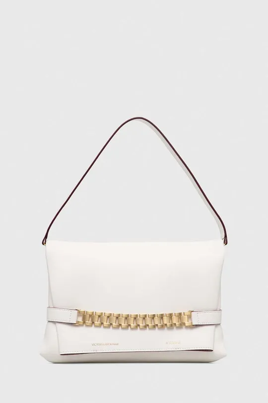 λευκό Δερμάτινη τσάντα ώμου Victoria Beckham Chain Pouch Γυναικεία