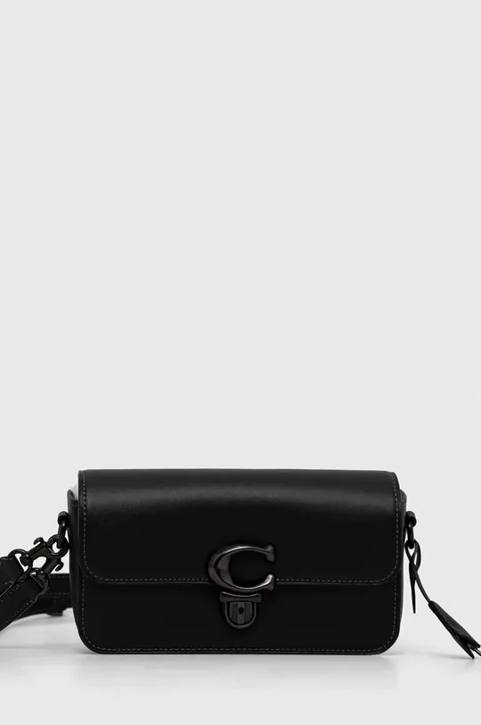 μαύρο Δερμάτινη τσάντα Coach Studio Baguette Γυναικεία