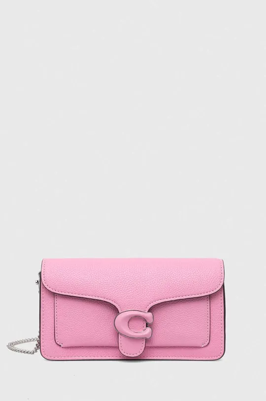ροζ Δερμάτινη τσάντα Coach Γυναικεία